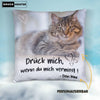 Personalized photo cushion cover - When you miss me