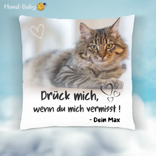 Personalized Photo Pillow Cover - If You Miss Me